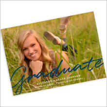 Script Graduate Photocard