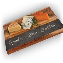 Rustic Farmhouse Wood & Slate Board