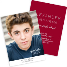 Alexander Graduation Invitation
