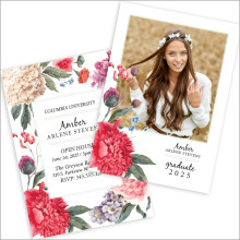 Spring Floral Graduation Invitation
