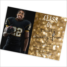 All That Glitters Graduation Invitation