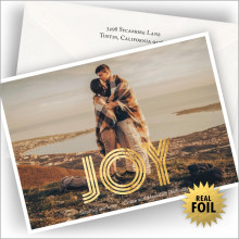 Illuminated Joy Holiday Photocard