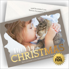 Rickety Frame Holiday Photocard