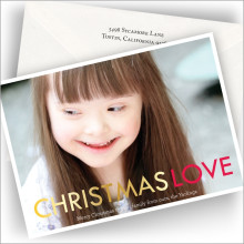 Christmas Love Holiday Photocard