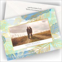 Pine Frame Holiday Photocard