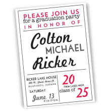 Graduation Poster Invitation