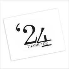 24 - Folded Thank You Note
