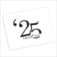 25 - Folded Thank You Note