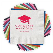 Congrats Cap - Letterpress Napkins