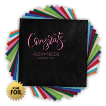 Congrats Grad - Foil Napkins