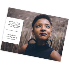 Fearless Graduation Announcement