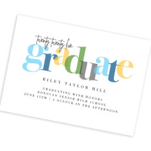 Gala Graduation Announcement