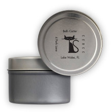 Cat & Dog Labels Tin - Cat