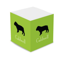 Dog Breed Self Stick Memo Cube