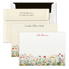 Wildflower Correspondence Cards