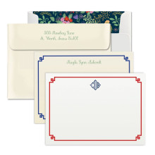 Greek Key Correspondence Cards