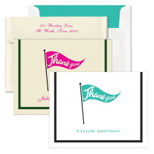 Pennant Thank You  Notes