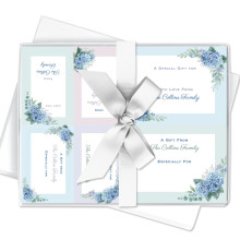 Hydrangea Border Gift Labels