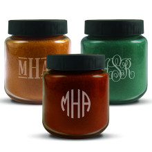 Large Jar Candle - Monogram