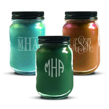 Small Jar Candle - Monogram