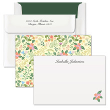 Whimsy Floral Correspondence Cards