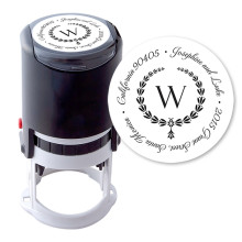 Regal Laurel Round Stamper