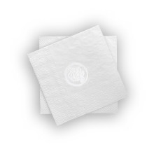 Embossed Monogram Napkins - Beverage
