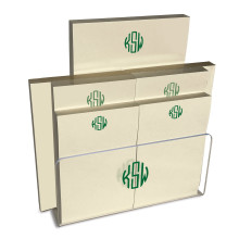 Monogram Memo Set & Holder