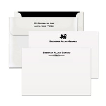 Letterpress Cards with 100% Cotton Paper - with Design