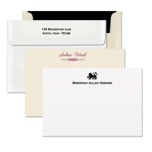 Letterpress Cards with 100% Cotton Paper - with Design