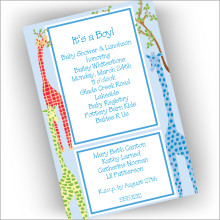 A Boy's View Invitations