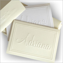 Adriana Embossed Notes