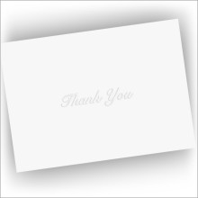 Always Correct Embossed Notes - Thank You