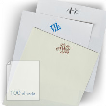 Best Value! Our Standard Box - Qty 100 Shts Printed - Monogram