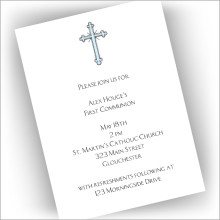 Blue Cross Invitations