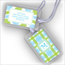 Blue Pladdy Luggage Tags