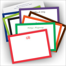 Bold Bordered Correspondence Cards