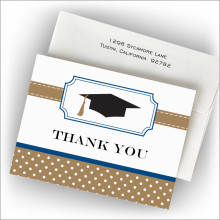Bookplate Grad Thank You Notes