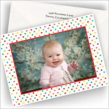 Bright Dots Photo Cards - Horizontal