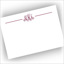 Classic Correspondence Cards - Monogram