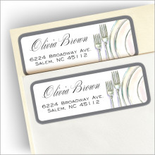 Classic Placesetting Address Labels