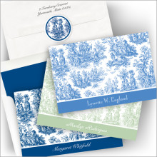 Classic Toile Notes and Seals
