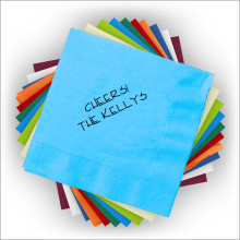 Custom Foil Napkins - Cocktail