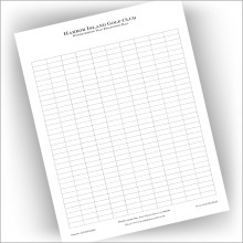 Custom Memo Pads - Grid Memo Pad