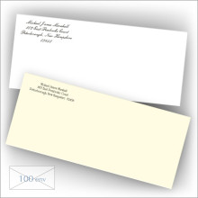 Vellum Typewriter Envelope