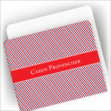 Decorative Acrylic Holder - 20-American Stripe