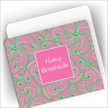 Decorative Acrylic Holder - 23-Preppy Swirls