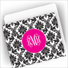 Decorative Acrylic Holder - 09-Damask
