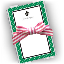 DYO Bow Memos - Green - with Design