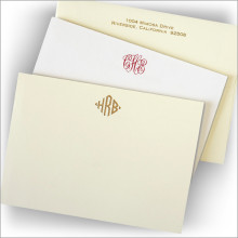 DYO Correspondence Cards - with Monogram